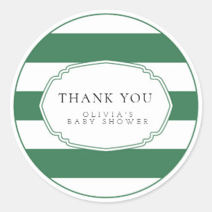 Groene golf cadeau sticker