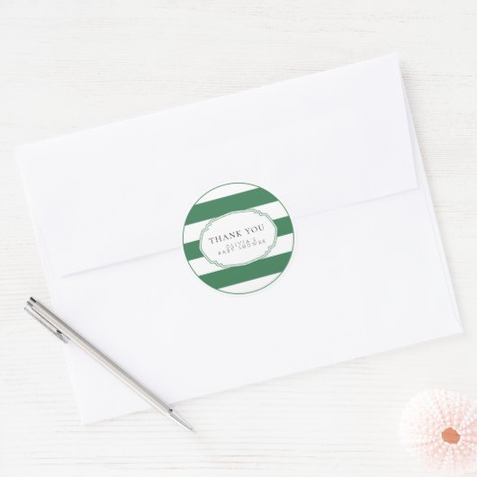 Groene golf cadeau sticker (Envelop)