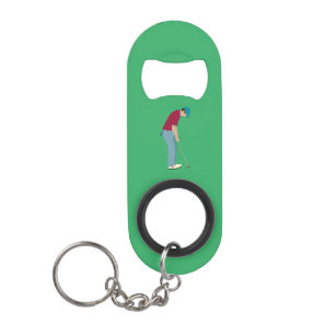 Groene Golf die naar de smaak wordt geprezen Mini Flessenopener
