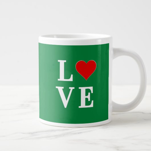 Groene GOLF en hart Grote Koffiekop (Rechts)