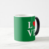 Groene GOLF en hart Magische Mok (Voorkant rechts)