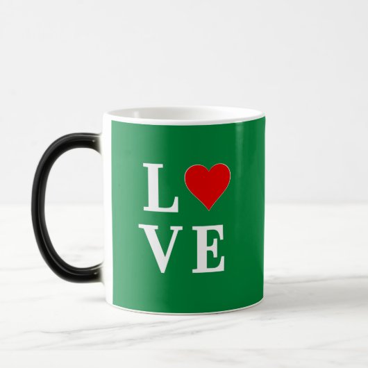 Groene GOLF en hart Magische Mok (Links)
