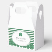 Groene golf gunstbox bedankdoosjes (Geopend)