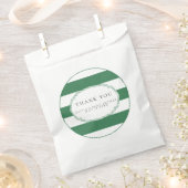 Groene golf gunstzak bedankzakje (Geknipt)