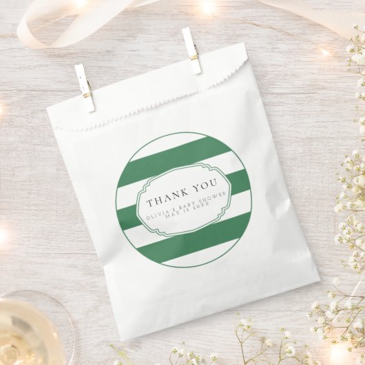 Groene golf gunstzak bedankzakje (Geknipt)