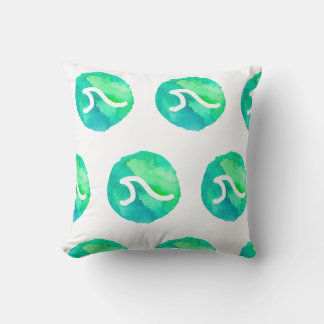 Groene Golf Ontwerp Kussen