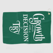 Groene Golf & Sporthanddoek Golfhanddoek (Horizontaal)