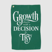 Groene Golf & Sporthanddoek Golfhanddoek (Voorkant)