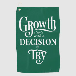 Groene Golf & Sporthanddoek Golfhanddoek