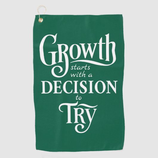 Groene Golf & Sporthanddoek Golfhanddoek (Voorkant)