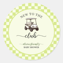 Groene Golf thema Baby shower