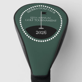 Groene Golf Toernooi Club Naam Golfheadcover