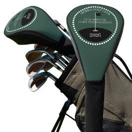 Groene Golf Toernooi Club Naam Golfheadcover