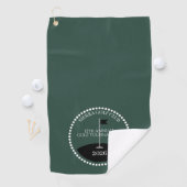 Groene Golf Toernooi Clubnaam Golfhanddoek (Insitu)