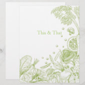 Groene golf van Veggies - categorie Ontvang (Voorkant / Achterkant)