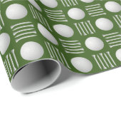 Groene Golfbal en T-shirt Gift Cadeaupapier (Rol Hoek)