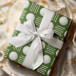 Groene Golfbal en T-shirt Gift Cadeaupapier