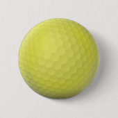 Groene Golfbal Ronde Button 5,7 Cm (Voorkant)
