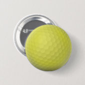 Groene Golfbal Ronde Button 5,7 Cm (Voorkant /achterkant)