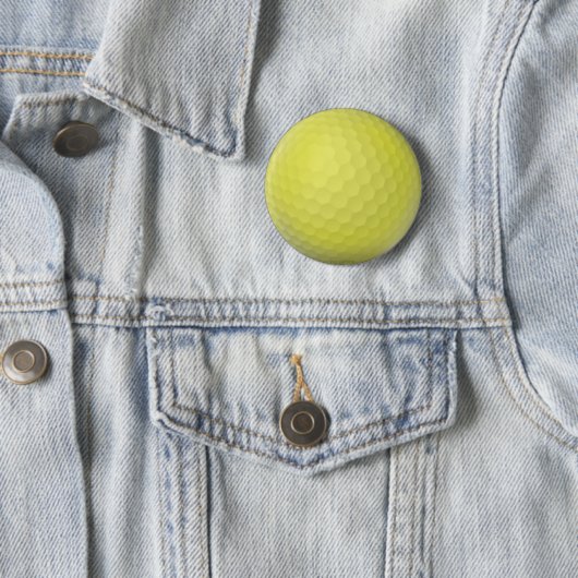 Groene Golfbal Ronde Button 5,7 Cm (In situ)
