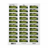 Groene Golfcursus in Dawn Etiket (Full Sheet)