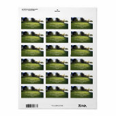 Groene Golfcursus in Dawn Etiket (Full Sheet)