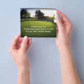 Groene Golfcursus in Dawn Flyer (Hand)