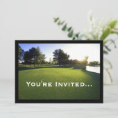 Groene Golfcursus in Dawn Kaart (Staand voorkant)