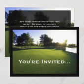 Groene Golfcursus in Dawn Kaart (Voorkant / Achterkant)