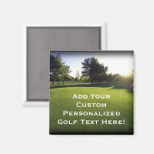 Groene Golfcursus in Dawn Magneet (Voorkant / Achterkant)