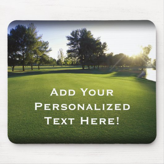 Groene Golfcursus in Dawn Muismat (Voorkant)