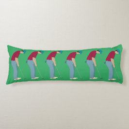 Groene Golfers met snijtanden Lichaamskussen