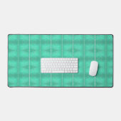 Groene golflengten Patroon Desk Mats Bureaumat (Keyboard & Muis)
