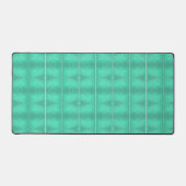 Groene golflengten Patroon Desk Mats Bureaumat (Voorkant)
