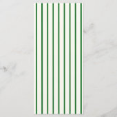 Groene Golflijn Tekeningen Menu (Achterkant)