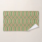 Groene golven bad handdoek (Handdoek)