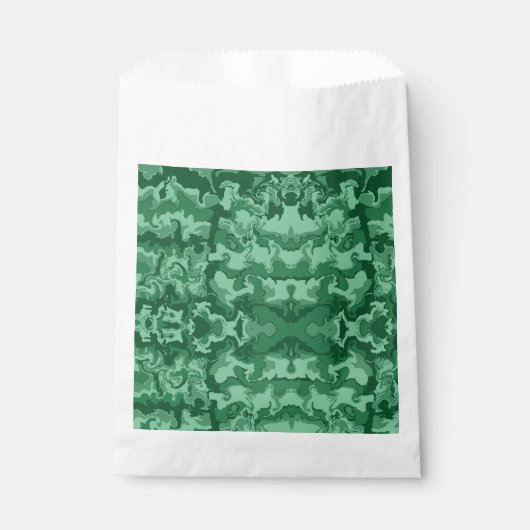 Groene golven bedankzakje (Voorkant)