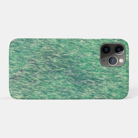 Groene golven Case-Mate iPhone case (Achterkant (horizontaal))