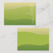 Groene golven - Chubyy Visitekaartje (Voorkant / Achterkant)