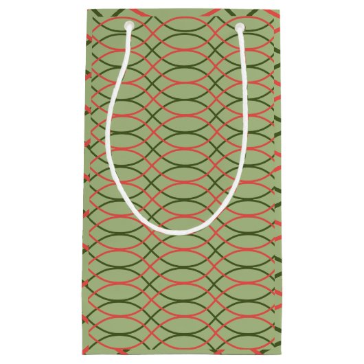 Groene golven klein cadeauzakje (Voorkant)