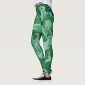 Groene golven leggings (Links)