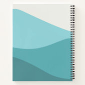 Groene golven notitieboek (Achterkant)