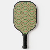 Groene golven pickleball paddle (Achterkant)