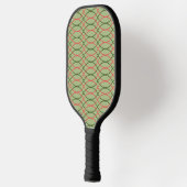 Groene golven pickleball paddle (Links)