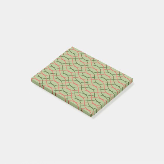 Groene golven post-it® notes (Schuin)