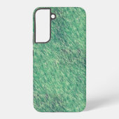Groene golven samsung galaxy hoesje (Achterkant)