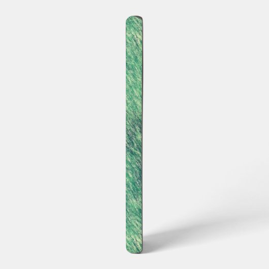 Groene golven samsung galaxy hoesje (Linkerkant)