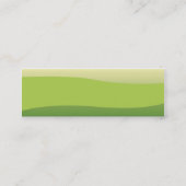 Groene golven - Skinny Mini Visitekaartje (Achterkant)