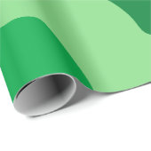 Groene golvende oceaangolven gradiënt cadeaupapier (Rol Hoek)