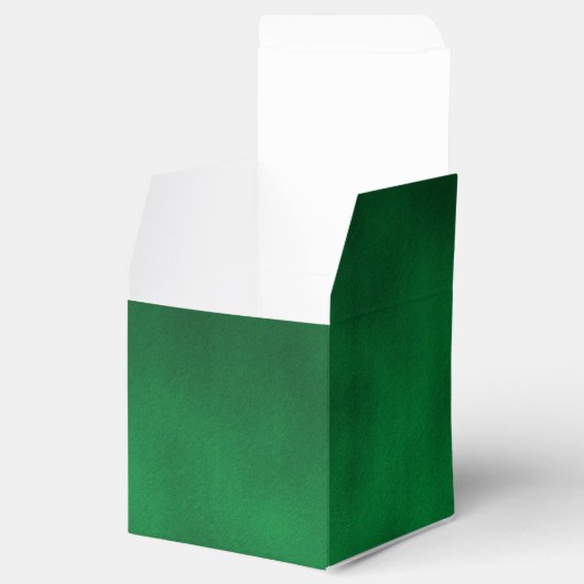 Groene Gothische Ombre Achtergrond Kunst Bedankdoosjes (Geopend)